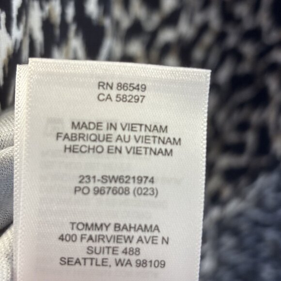 Animal Print Sleeveless A-Line Dress W/ Zipper Detail For Women Size M Black/Whi - Picture 9 of 11